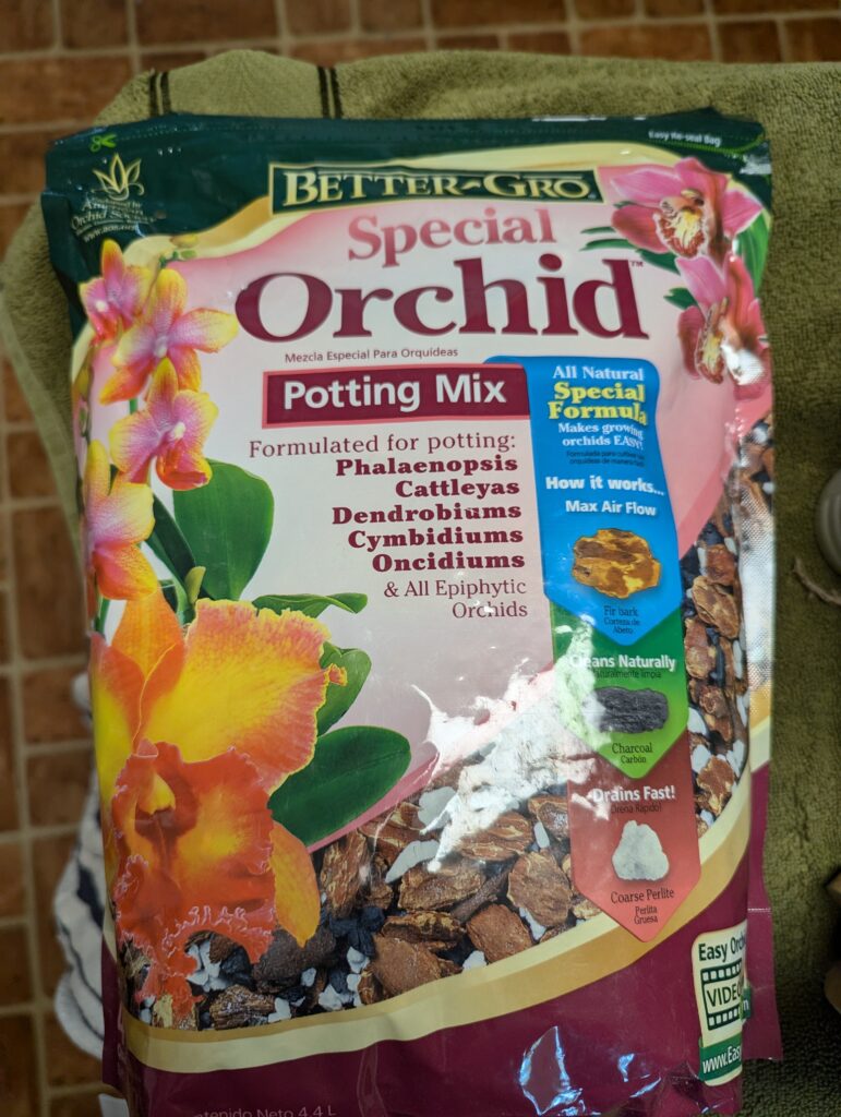 Orchid potting mix